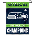 Seattle Seahawks Super Bowl LX Champions Yard Garden Banner Flag