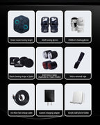 2025 Upgraded Smart Music Boxing Machine, Professional Online Boxing Lessons for Sculpting Fat Burning - 24H Standby, 160 Synced