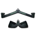 Marsafit Home Gym Fitness Rowing T-Bar V-Bar Pulley Cable Machine Attachments, Bicep Curl Tricep Lat Pulldown Bar Back Strength 