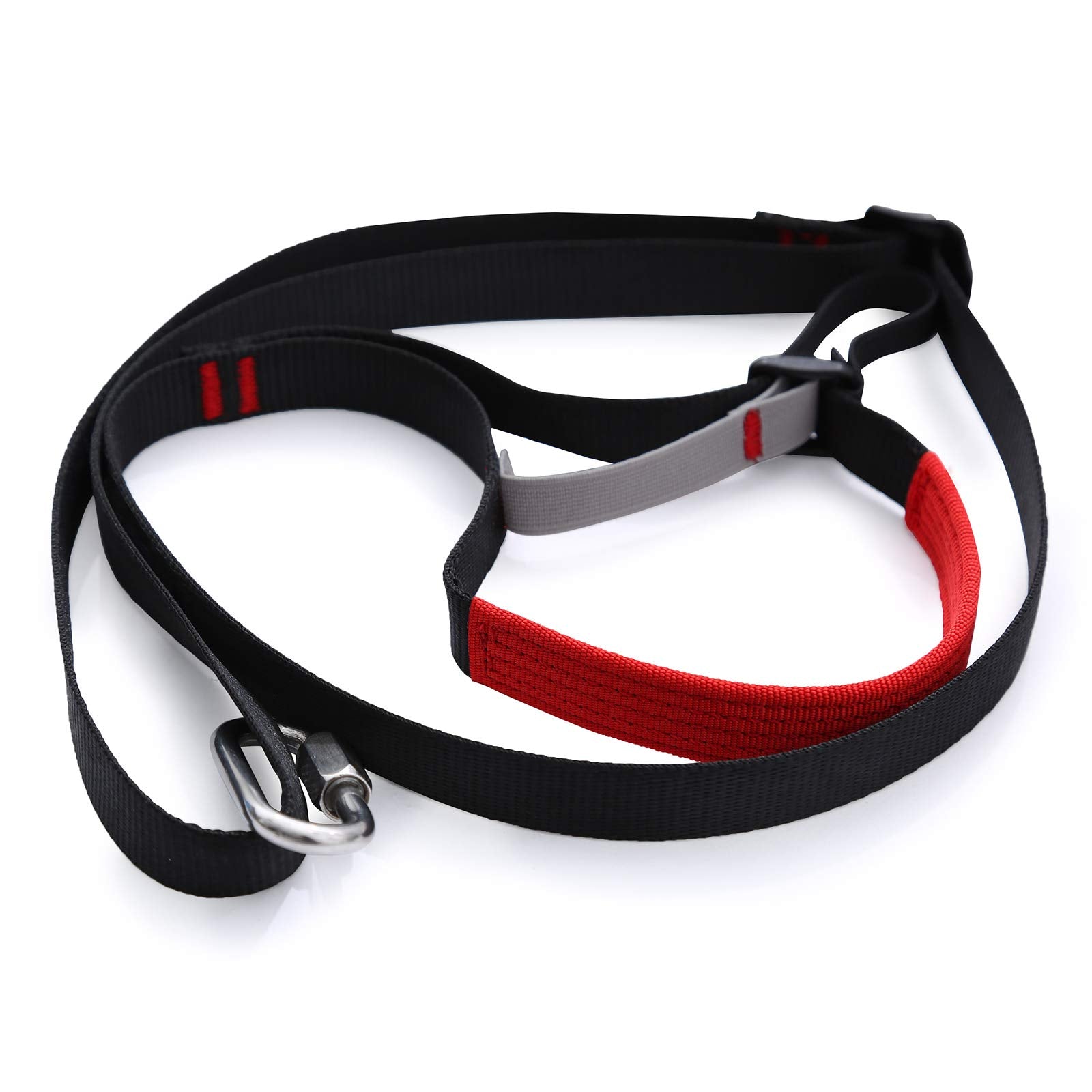Wildken Adjustable Climbing Ascender Sling Foot Loop Ascender Webbing Sling For Outdoor Mountaineering, Rock Climbing, Expeditio