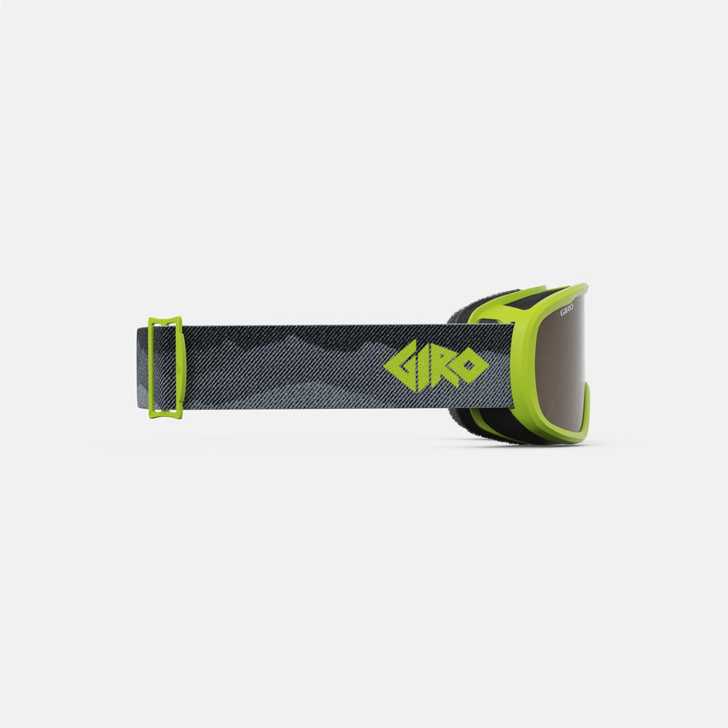 Giro Buster Kids Ski Goggles - Snowboard Goggles For Youth, Boys & Girls - Ano Lime Linticular Strap With Amber Rose Lens
