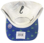 Los Angeles Dodgers White Confetti Buckle Strap Hat, Adjustable Fit