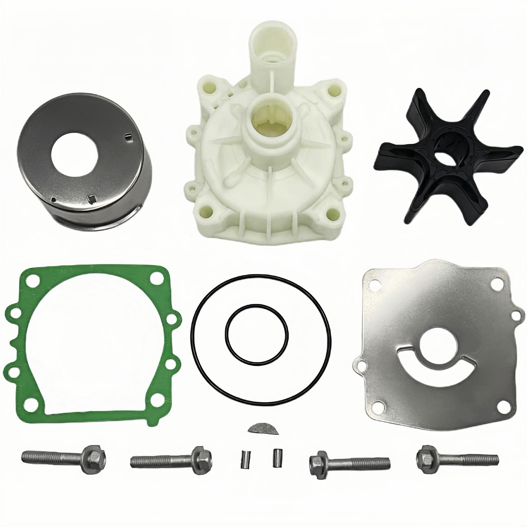 GHmarine 61AW0078 Water Pump Impeller Kit for Yamaha Outboard 150 175 200 225 250 300 HP Motors 61A-W0078-A2-00