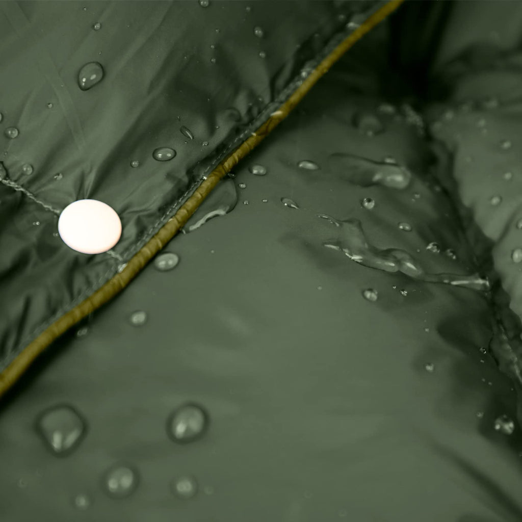 Zzlamb Puffy Camping Blanket For Adults, Compact Soft Warm Blanket Water-Repellent, Packable Lightweight Quilt Down Alternative