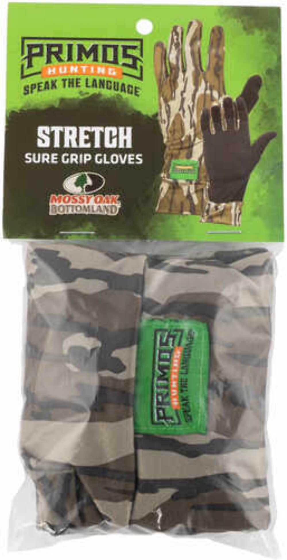 Primos Hunting Stretch Glove Mo Bottomland_Ps6678,Camo, One Size