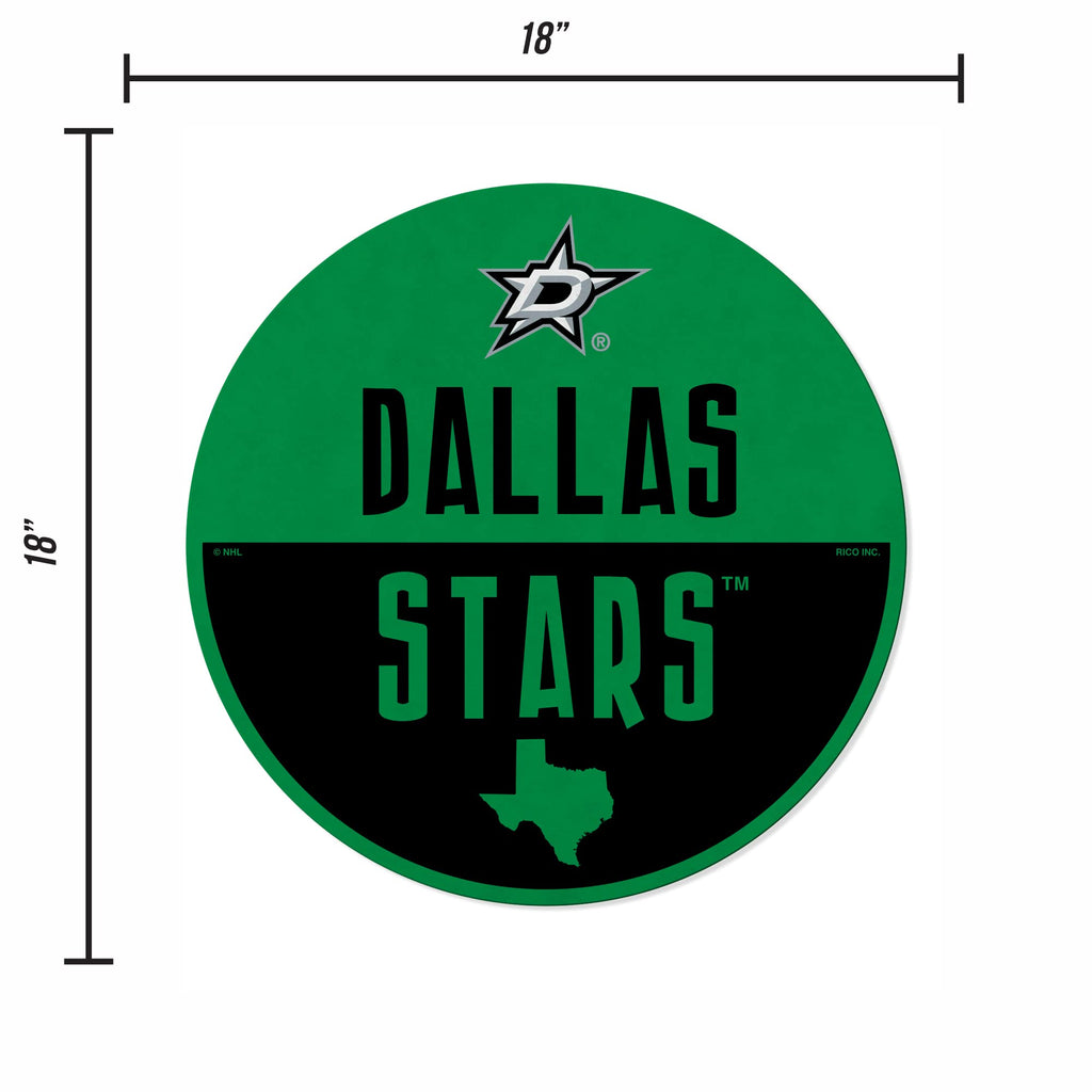 Rico Industries Nhl Hockey Dallas Stars Classic Shape Cut Pennant - Home And Living Room D  Cor - Soft Felt Ez To Hang