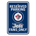 Fremont Die NHL Winnipeg Jets Team Sign, 12 x 18, Reserved Parking Sign