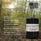 Stealth Strips Camo Silencing Tape | Self Adhesive Silencing Fabric | Great For Quieting All Of Your Metal Hunting Gear And Acce