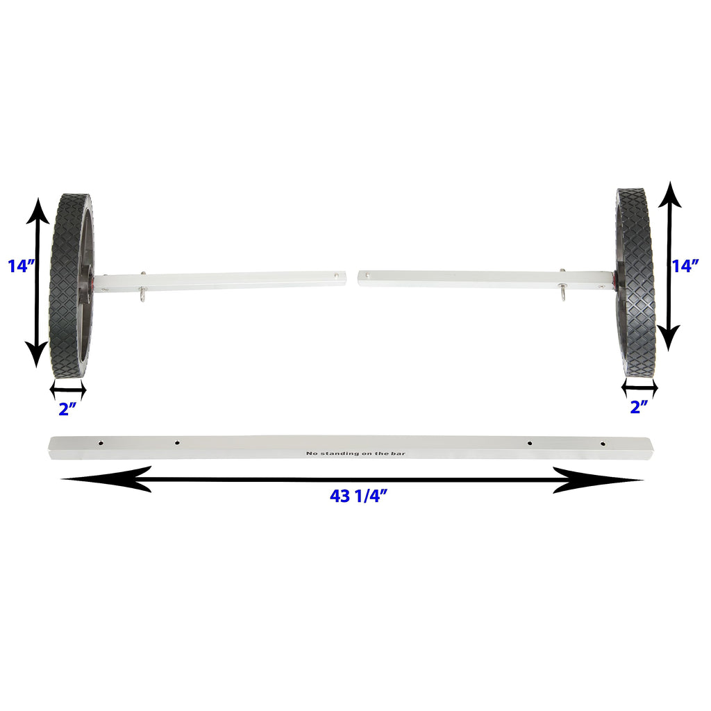 Sea Eagle Ez Cart - Chart Wheel System For Boats And Kayaks (Wide Ez Cart)