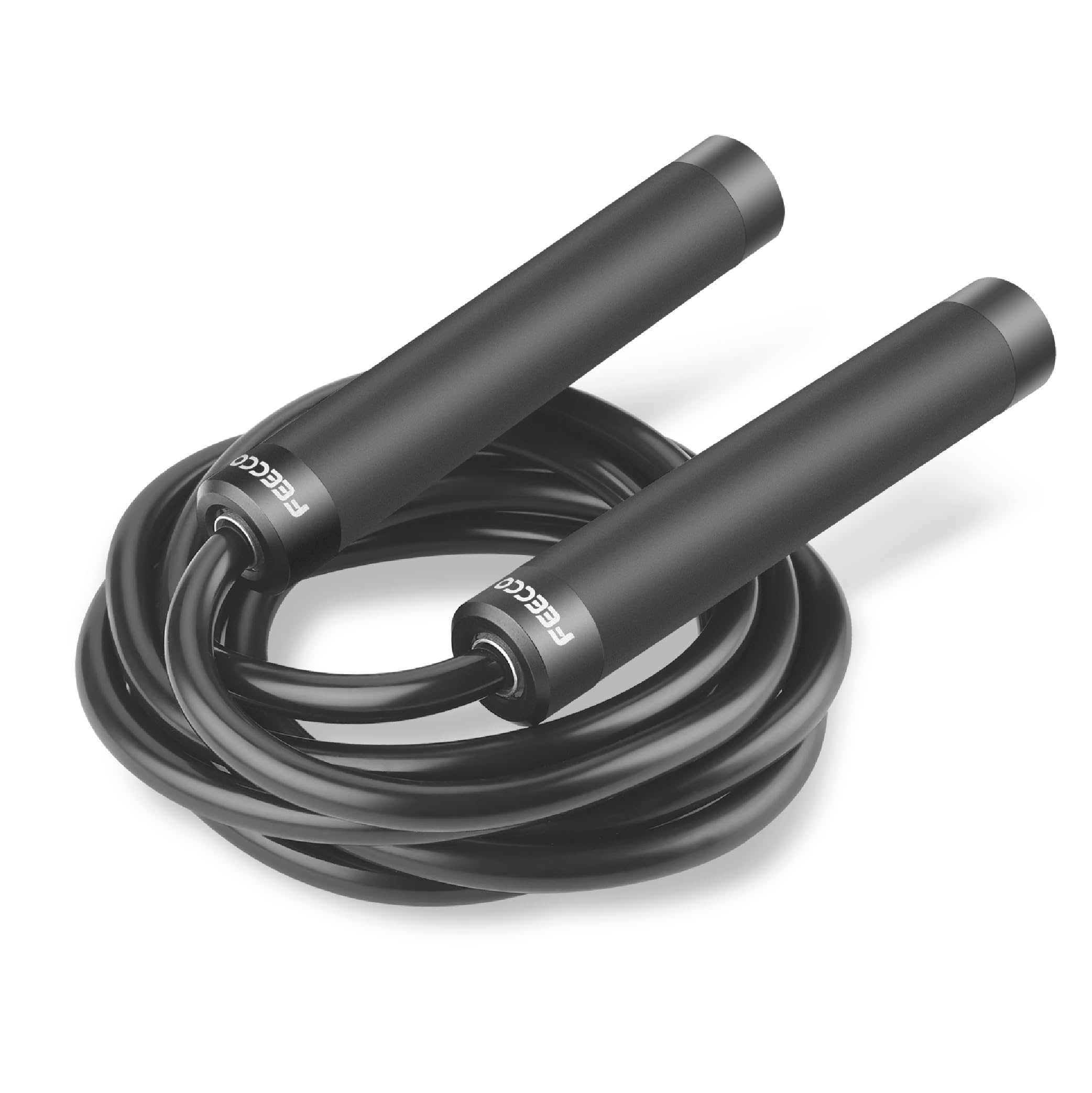 Feecco Weighted Jump Rope, 1Lb Heavy Jump Ropes With Adjustable Pvc Rope For Boxing, Muay Thai Training, Fitness, Crossfit Worko