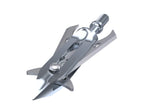 Ravin R100 Titanium High Performance 450 Fps Rated Mechanical Broadheads 100 Grain Pack Of 3, Silver