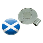 Graphics & More Scotland Scottish Country Flag Golf Hat Clip With Magnetic Ball Marker