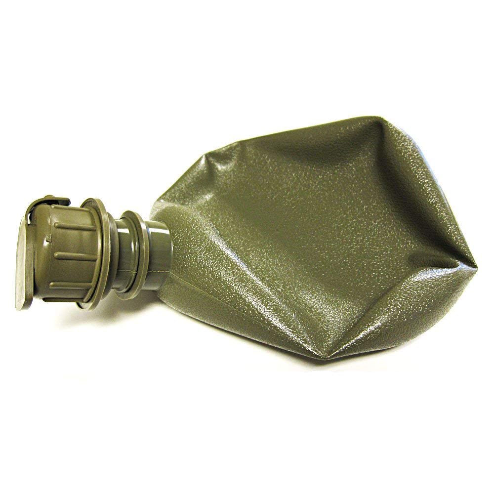 Military Issue 2 Quart Water Canteen With New Issue Insulated Carrier And Shoulder Sling