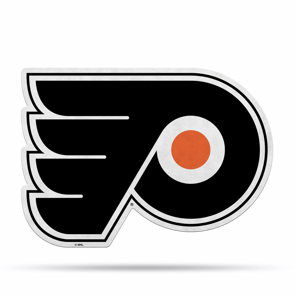 Rico Industries Nhl Philadelphia Flyers Retro Shape Cut Pennant - Home And Living Room D  Cor - Soft Felt Ez To Hang 18X0.10X18