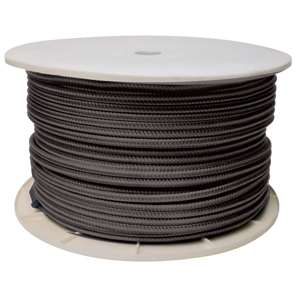 Seachoice Double Braid Nylon Rope Spool, 3/8 in. x 600 ft, Black