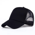 Alcove Unisex Black Halfnet Baseball Cap