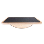 Strongtek Professional Wooden Balance Board, Rocker Board, Wood Standing Desk Accessory, Balancing Board For Under Desk, Anti Sl