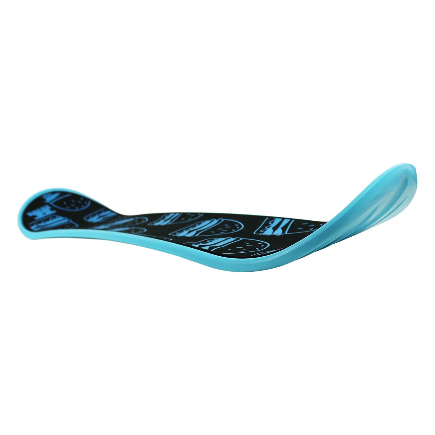 Krown Snowskate 9'' X 32'' Burgers Cyan Blue
