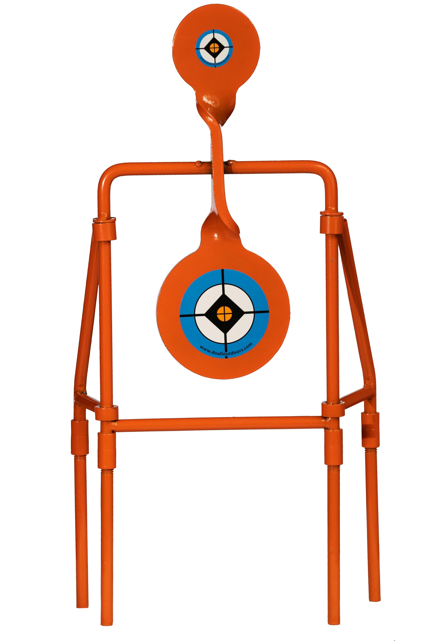 Do All Outdoors Double Blast Spinner Shooting Target With 3'' And 4.5'' Spinning Targets, Rated For 9Mm To 30.06 Soft Nose Lead