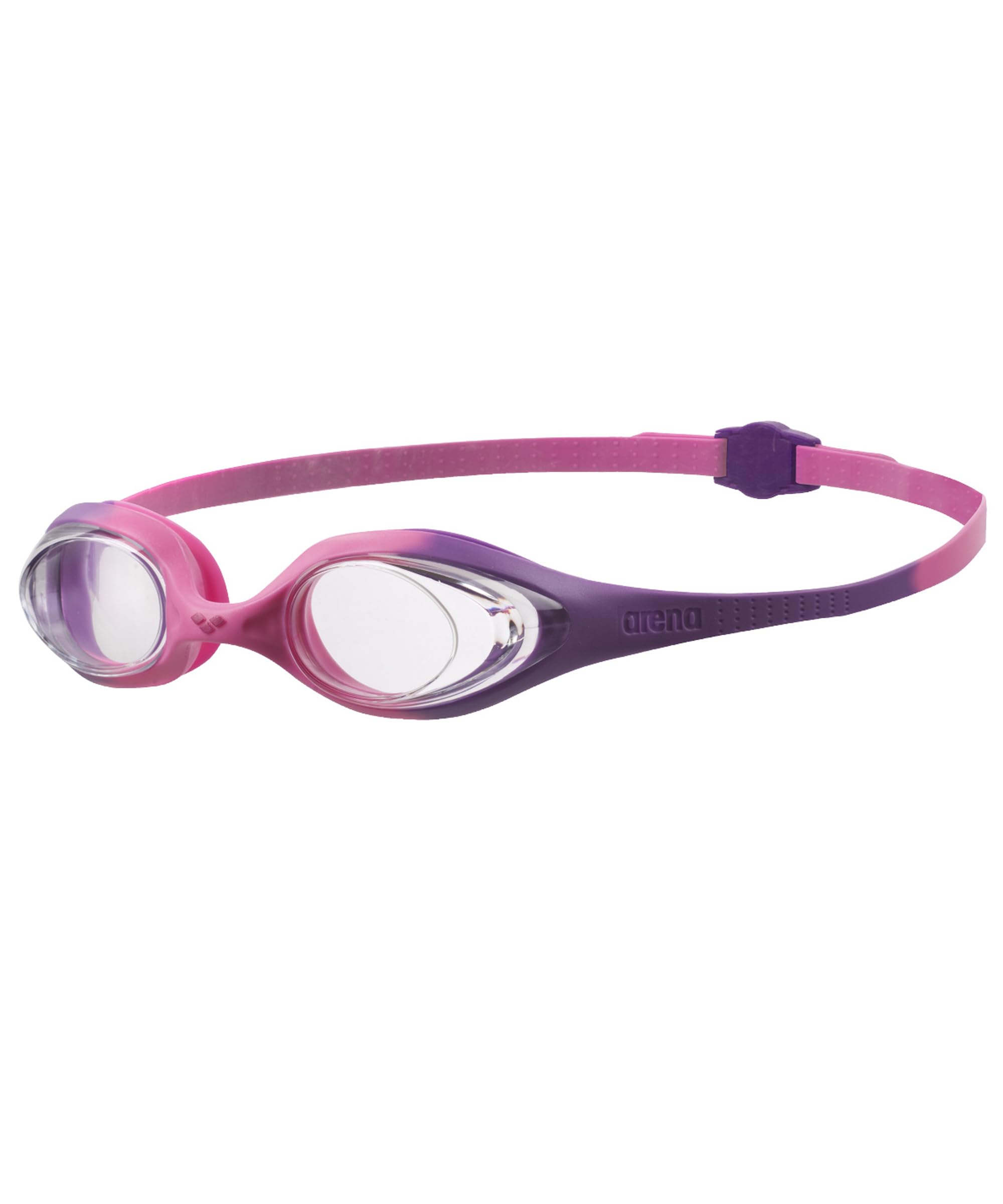 ARENA Unisex Youth Spider Junior Swim Goggles Girls and Boys Ages 6 to 12 No Fog Non-Mirror Lens Easy to Adjust Strap No Leak, V