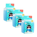 Cool Coolers By Fit + Fresh, 4 Pack Slim Ice Packs, Space Saving Reusable Ice Packs for Lunch Boxes or Coolers, Blue, 3 Packs of