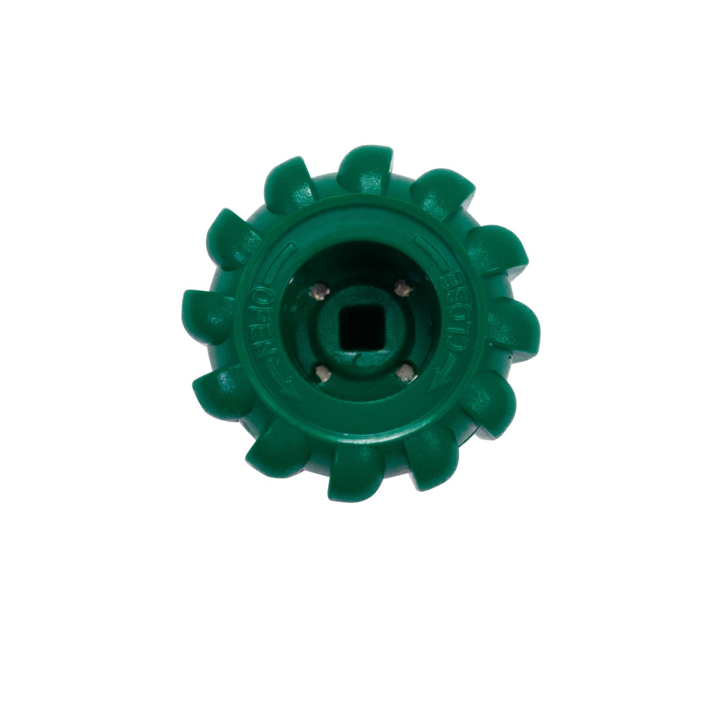 Scuba Choice Scuba Diving Tank Valve Knob - Round Shape, Green