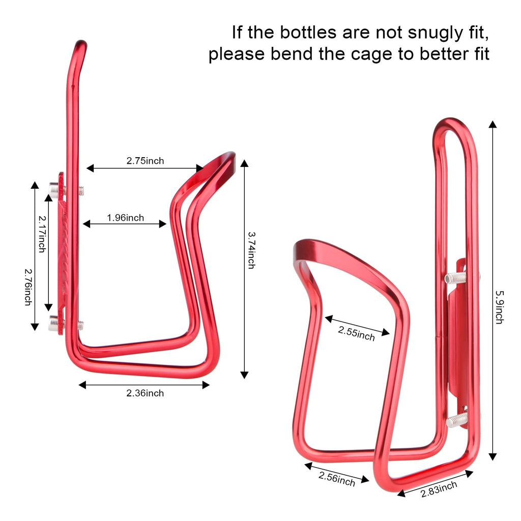 Fivebox Bike Water Bottle Cage, 1Pack Cycling Bicycle Water Bottle Cage Holder Bracket For Mountain Bike Mtb Road Bike, Bike Acc