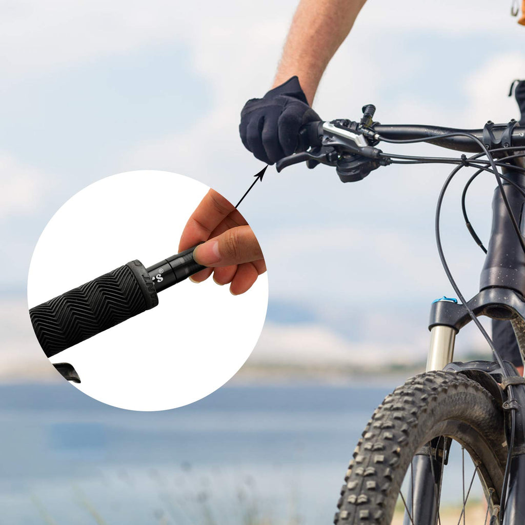 Oumers Tubeless Bike Tire Repair Tool Kit, Bike Tire Punctures With 5Pcs Bacon Strips Plus Insertion Tool Tire Repair Fork Reame