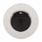 T-H Marine Flush Mount Scupper Valve Assembly | Durable Marine Scupper Valve With Curl Proof Flapper For 1'' To 1.25'' Drain Tub