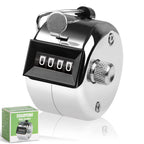Sdarming Tally Counter, 4-Digit Clicker Counter, Metal Hand Tally Counters Clicker Pitch Counter For Counting, Knitting, Coachin