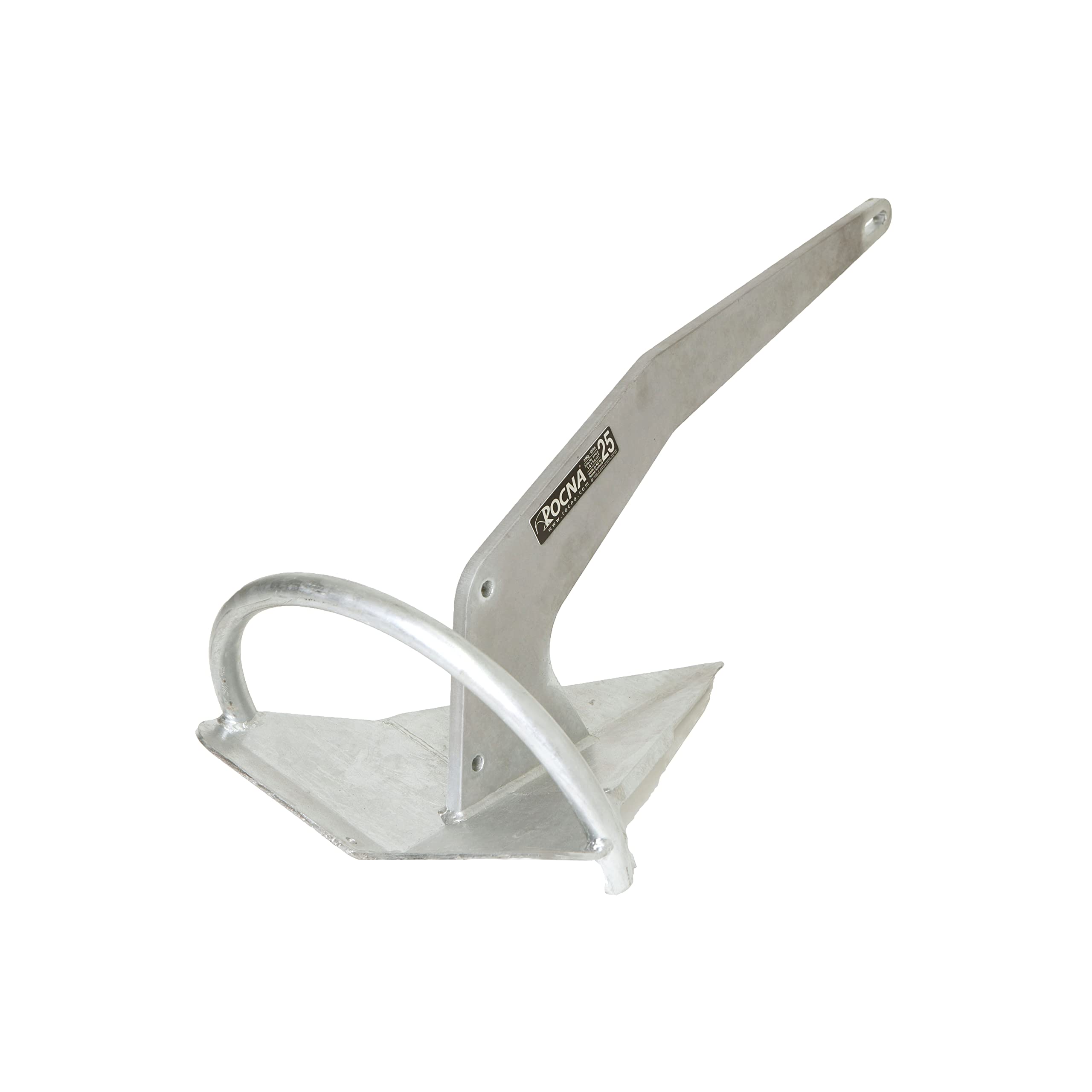 Rocna ROCORG025GS Galvanized Steel Anchor - Multi-Purpose, Quick Set, High Holding Power, Self-Launching for Most Seabeds - Perf