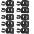 VGEBY Cable Base, 10Set Portable Brake Cable Line Fixed Base Stick-On Guides with C-Clips Buckle Other Cycling Supplies Cable C 