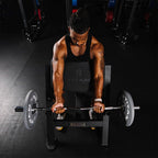 Titan Fitness Seated Preacher Curl Bench, Max Load 250 Lb, Bicep Curl Support Training, Isolated Barbell Dumbell Ez Curl Special