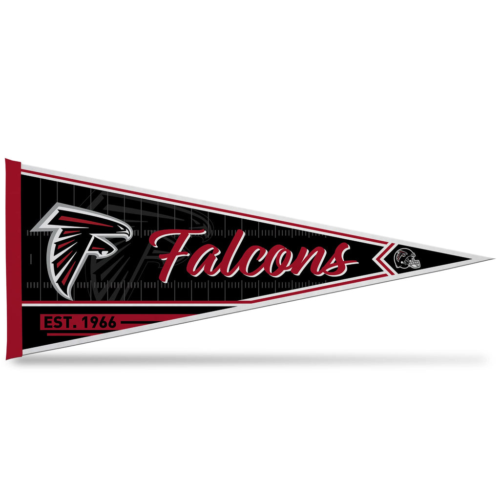Rico Industries Nfl Football Atlanta Falcons Classic 12'' X 30'' Felt Wall D  Cor Pennant - Great For Home/Bed Room/Man Cave D