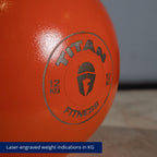 Titan Fitness 12 Kg Competition Kettlebell, Single Piece Casting, Kg Markings, Full Body Workout