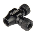 Briskmore Black Co2 Inflator Presta And Schrader Valve Compatible Bicycle Tire Pump For Mountain And Road Bikes With Insulated S