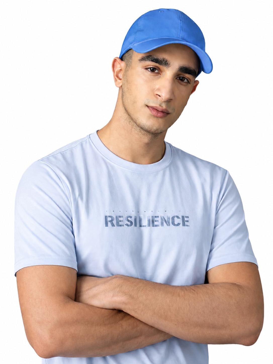 Technosport Cap Unisex Polyester Sports Cap For Men Women Boys (Royal Blue) Free Size Adjustable Baseball Cap Men Gym Running Cr
