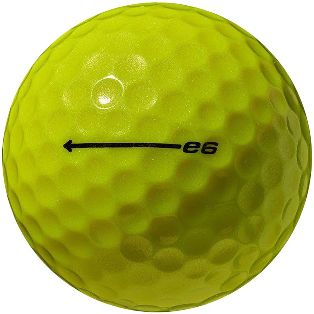 Bridgestone 2021 E6 Golf Balls (One Dozen), Yellow