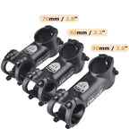 Yapjeb 31.8 Handlebar Stem Riser 17 Degree Bike Stem 70Mm 80Mm 90Mm Bicycle Stem Mtb Stem For Mountain Bike Road Bike Bmx Mtb(31