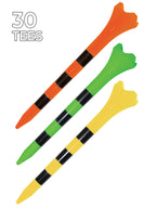 Pride Golf Tee Spikes 30 Count Tees, Fruit Mix, 3.25 Us