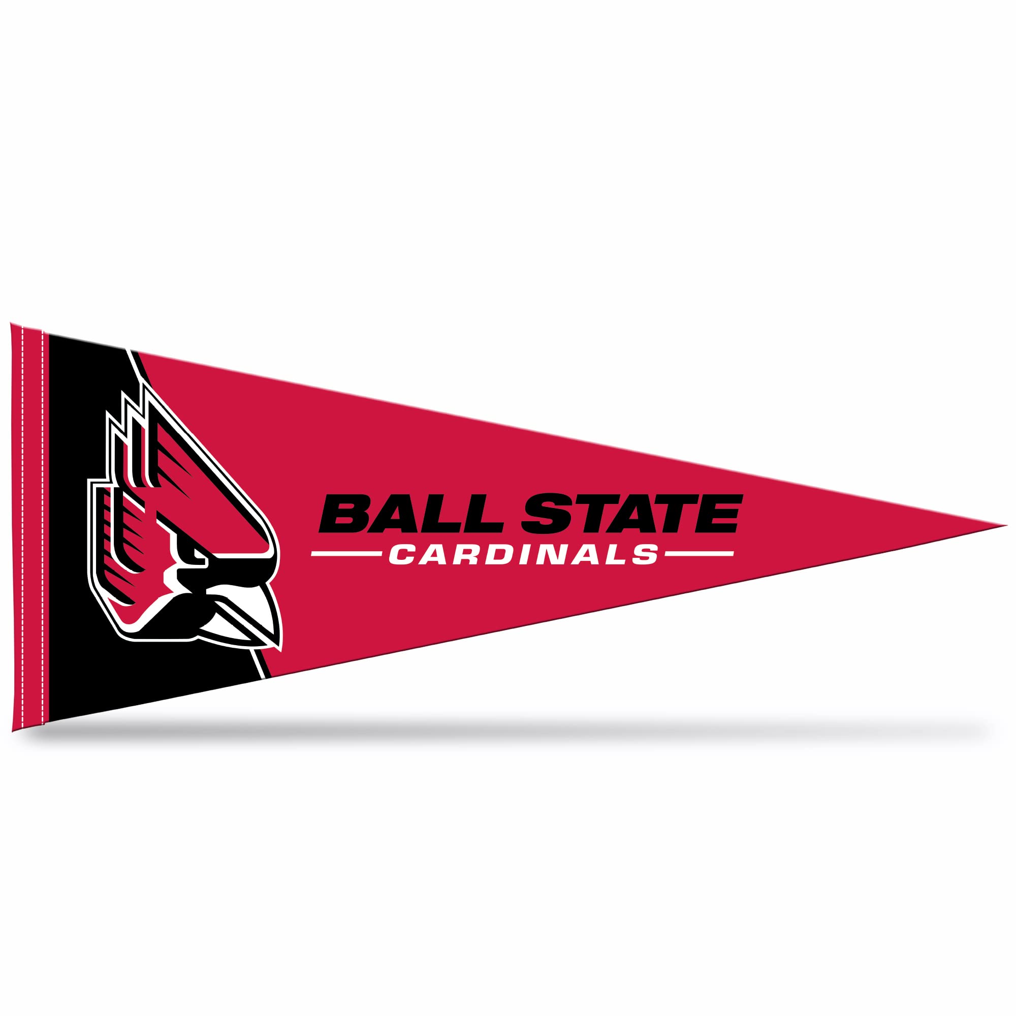 Rico Industries Ncaa Ball State Cardinals Exclusive 12'' X 30'' Felt Wall D  Cor Pennant - Great For Home/Bed Room/Man Cave D  C