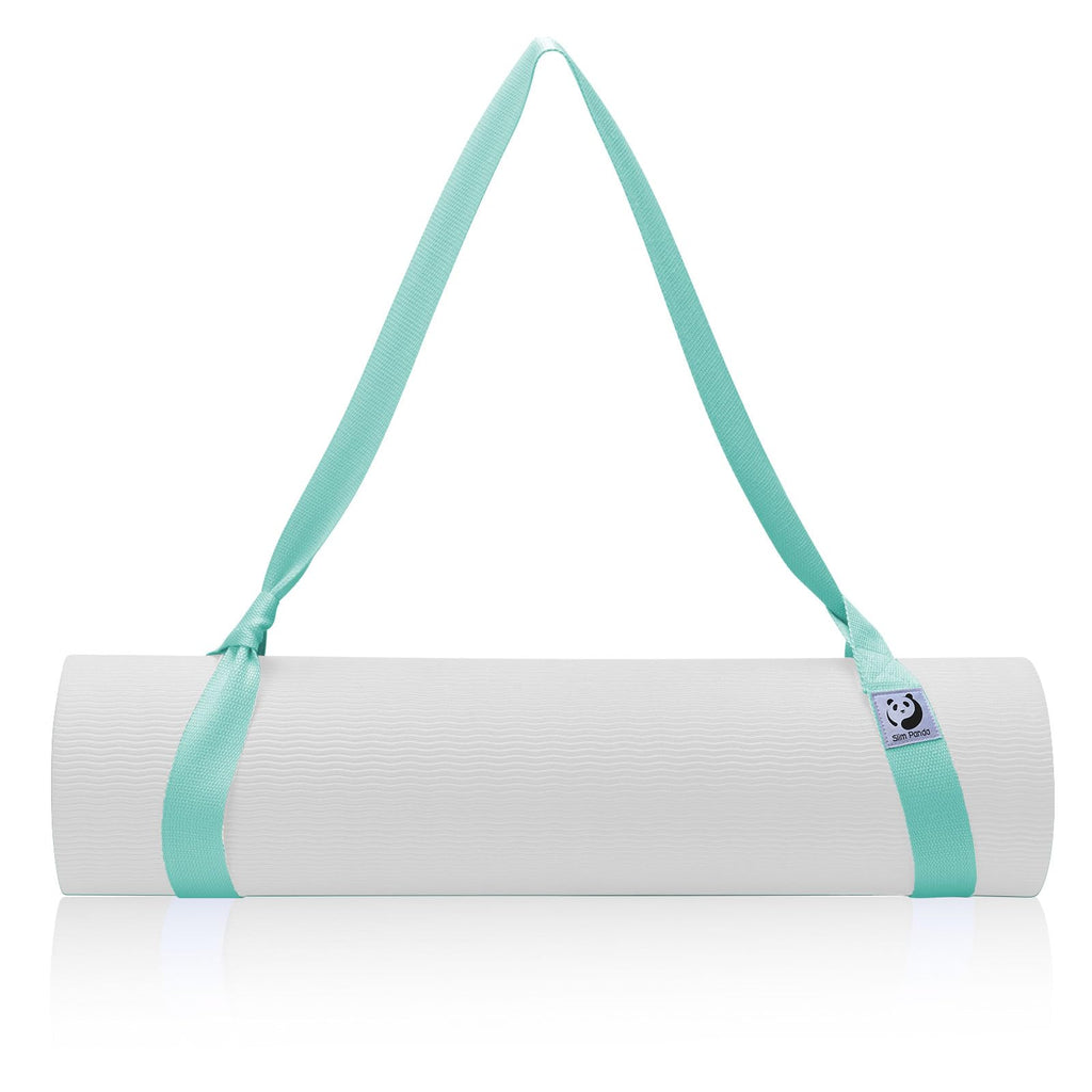 Slim Panda Yoga Mat Straps For Carrying, Adjustable Yoga Mat Carrier, Yoga Mat Sling(Yoga Mat Not Included) (Laker Blue)