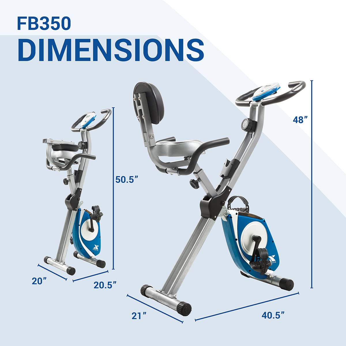 Xterra Fitness Fb350 Folding Exercise Bike