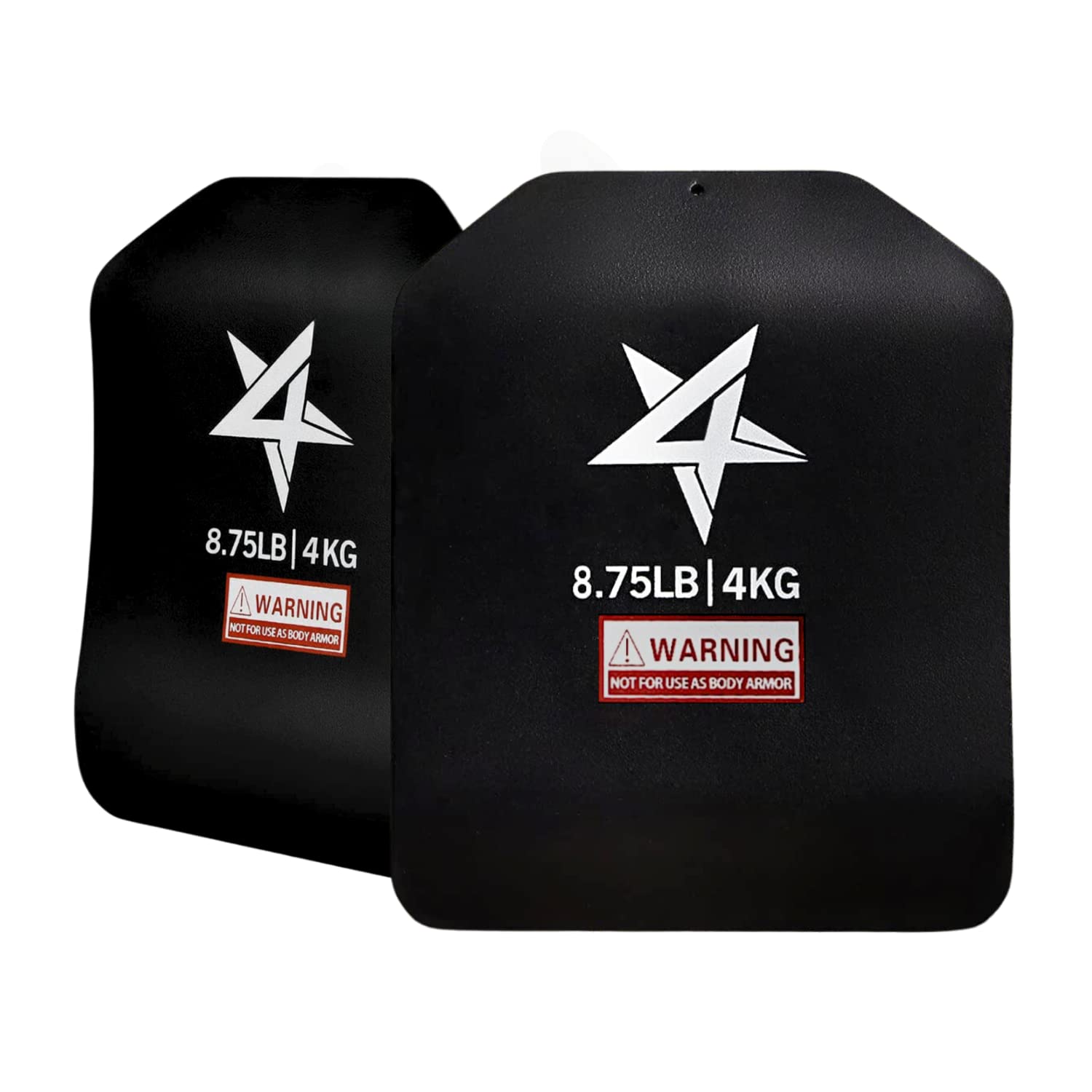 Yes4All 3D Weight Vest Plates 8.75LB Pairs with Curved Ergonomic Design for Plate Carrier, Body Workout, Intensive Training, Ruc