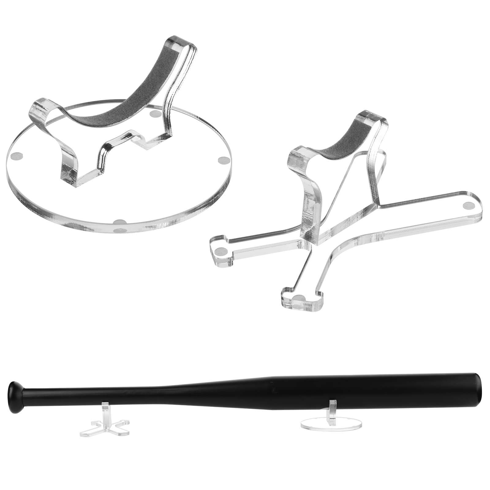 Cosmos 1 Set Desktop Baseball Bat Stand Acrylic Baseball Bat Desk Display Holder Softball Bat Storage Desk Rack for Memorabilia 