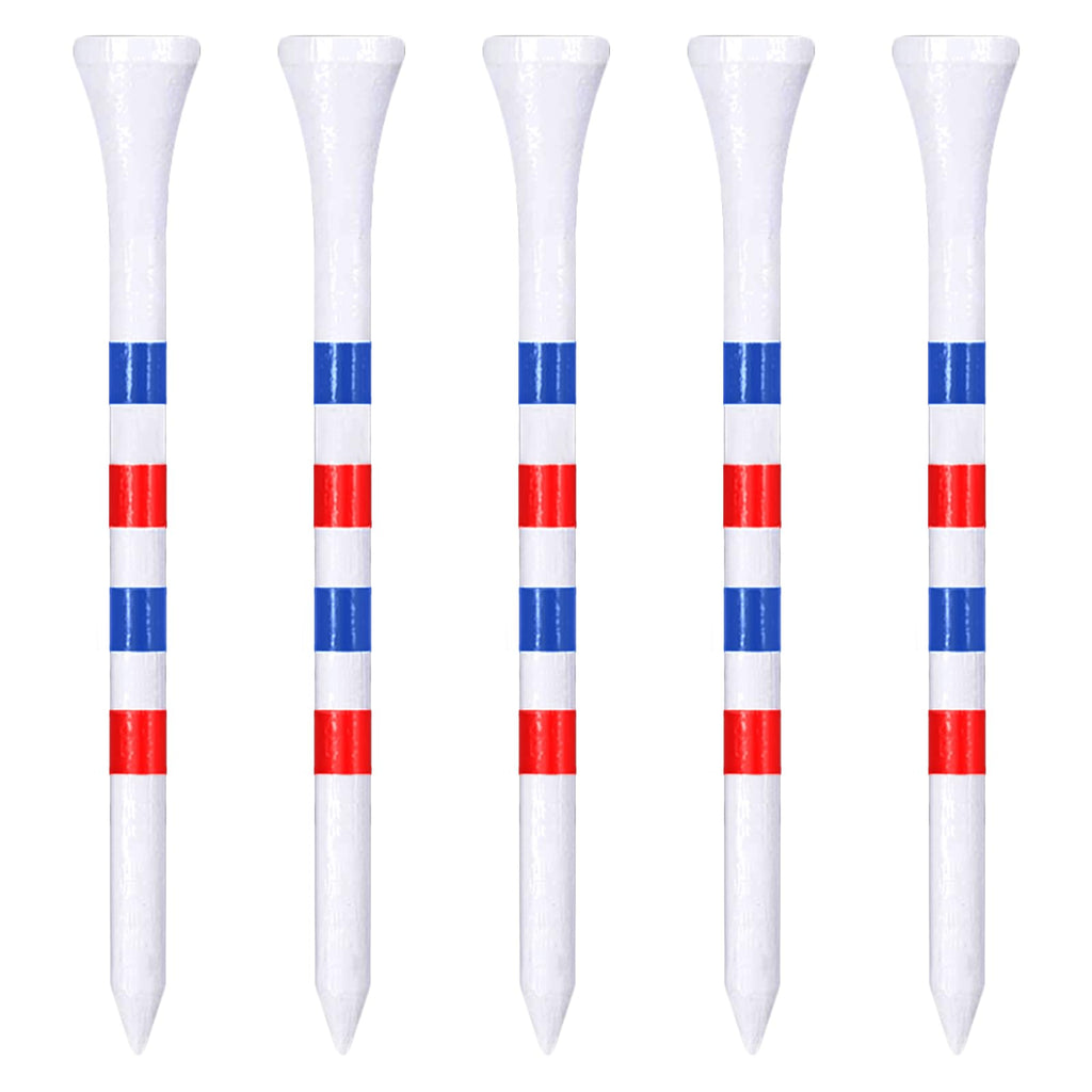 Zivisk Bamboo Golf Tees, 3 1/4 Inch Long Tees Golf 100 Count, Strong Sustainable Biodegradable
