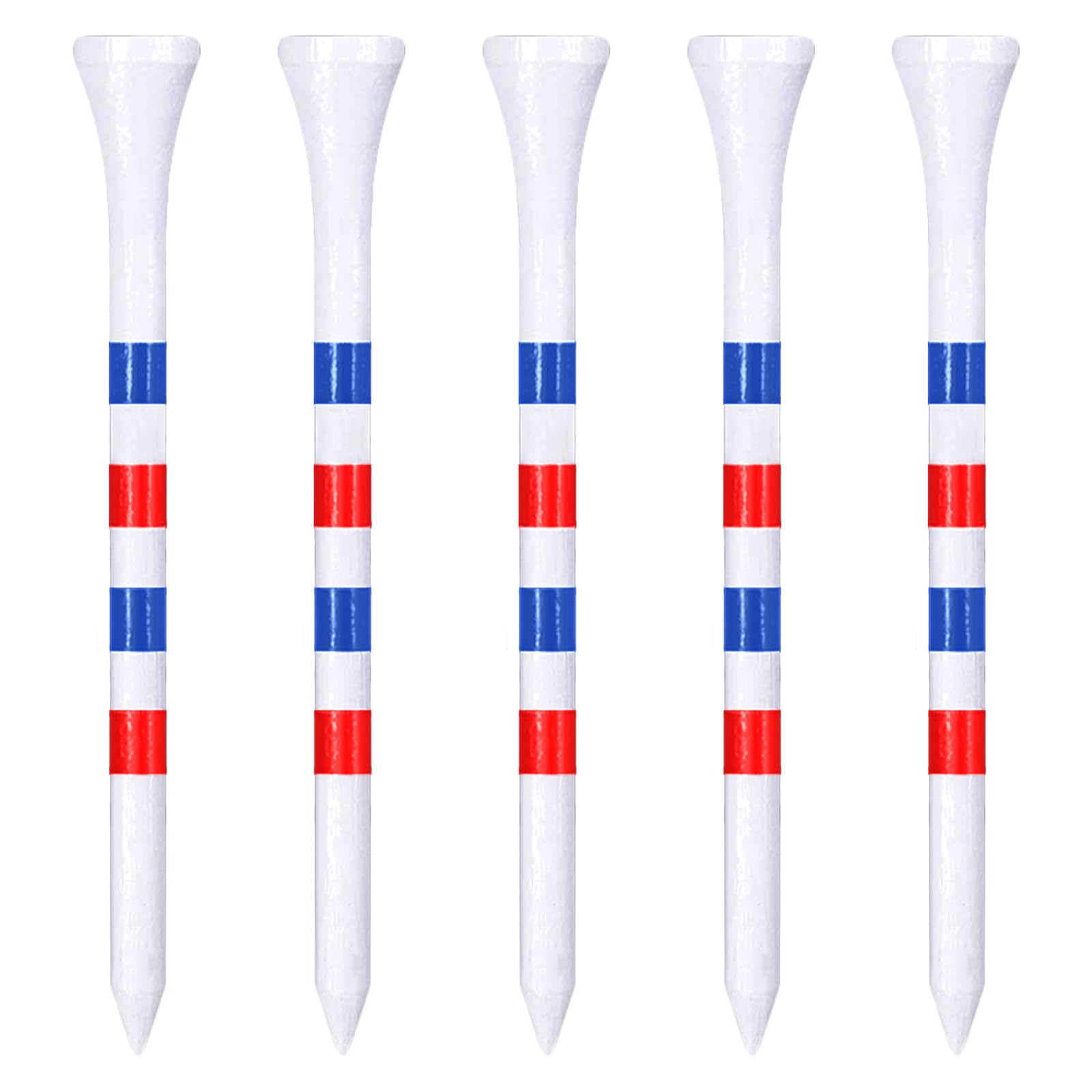Zivisk Bamboo Golf Tees, 3 1/4 Inch Long Tees Golf 100 Count, Strong Sustainable Biodegradable