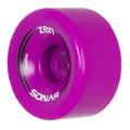 Riedell Sonar Wheels - Zen - Quad Roller Skate Wheels - 4 Pack of 32mm x 62mm 85A Wheels  Magenta