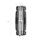 Crankbrothers Multi Tool M 5 Bike Tool - Mtb Multi-Tool Black Midnight Edition - 5 Bicycle Tools (5 In 1 Tool), Ergonomic And Li