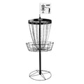GSE Games & Sports Expert Deluxe Protable Disc Golf Basket, 24-Chain Metal Practice Disc Golf Target with Carrying Bag, for Outd